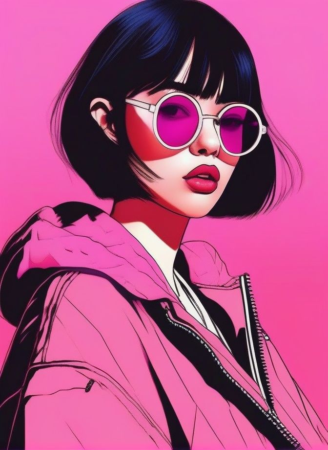 1girl,  aesthetic,  bangs on Tensor.Art
