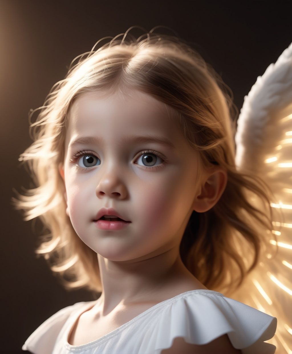 children,  dramatic light,  flash on Tensor.Art
