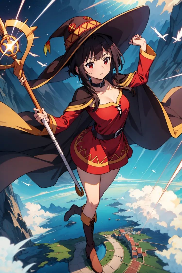 Megumin - Konosuba Anime Character by KJames on Tensor.Art