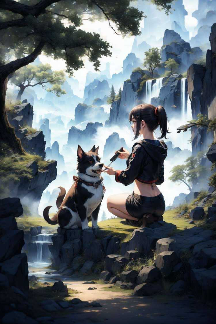 墨村_ancient town by WWM-无无明 on Tensor.Art