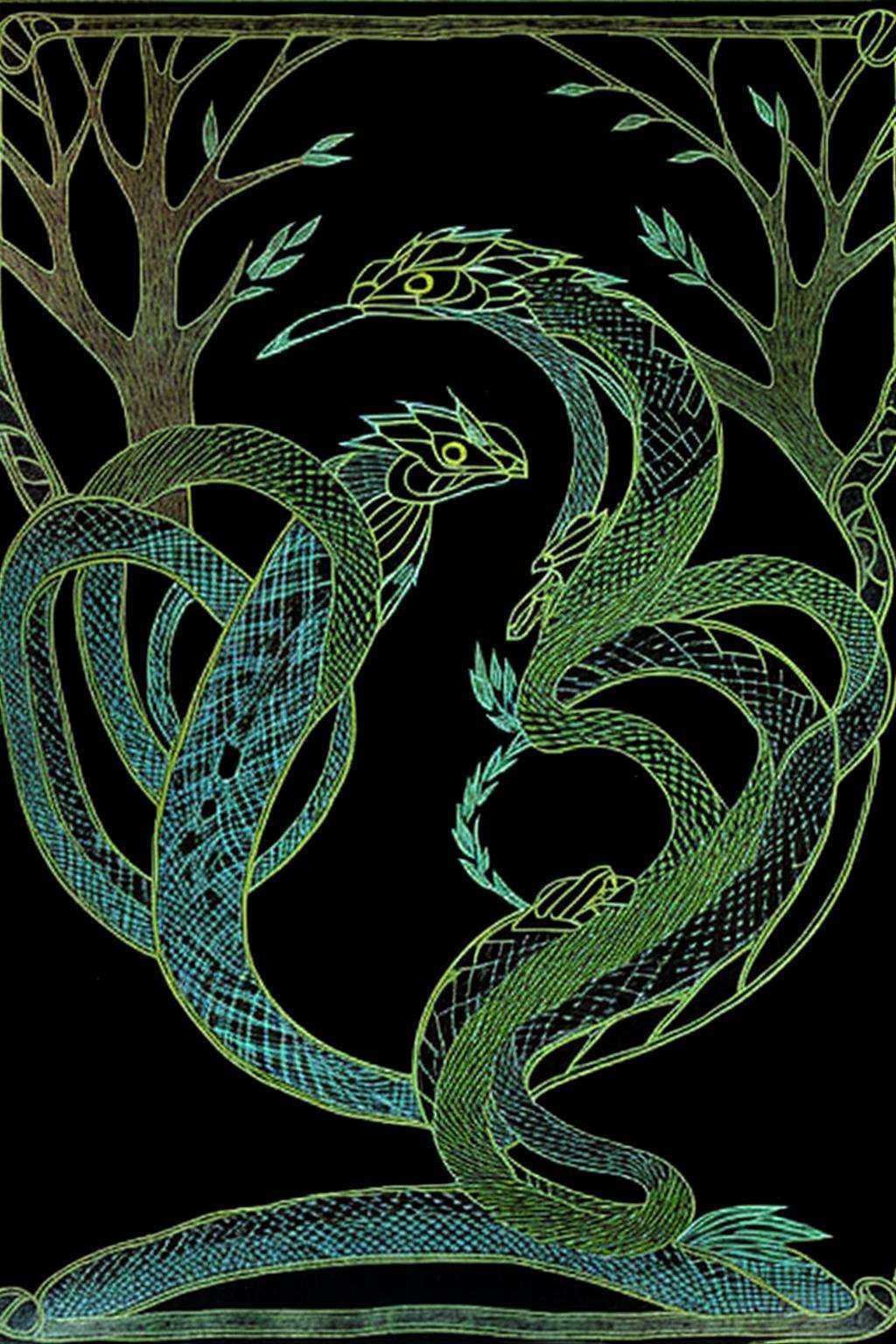 a drawing of a bird and a tree ,  tree,  no humans on Tensor.Art