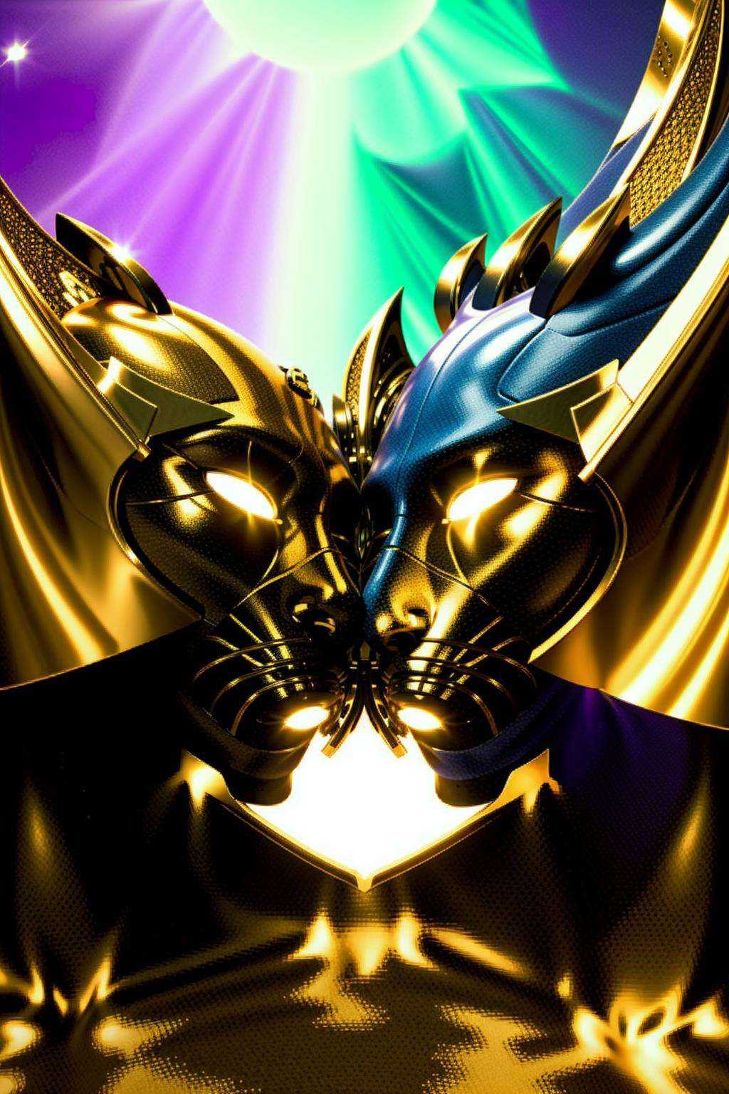 -An epic battle scene between two armies,  set in a fantastical realm of dragons and magic. Vibrant colors and stunning vi...