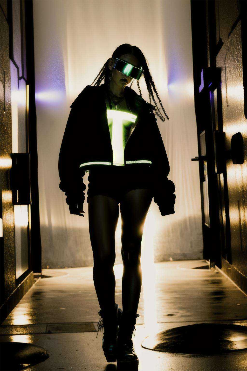 cyber_rave ,  professional photography,  cyberpunk rave party on Tensor.Art