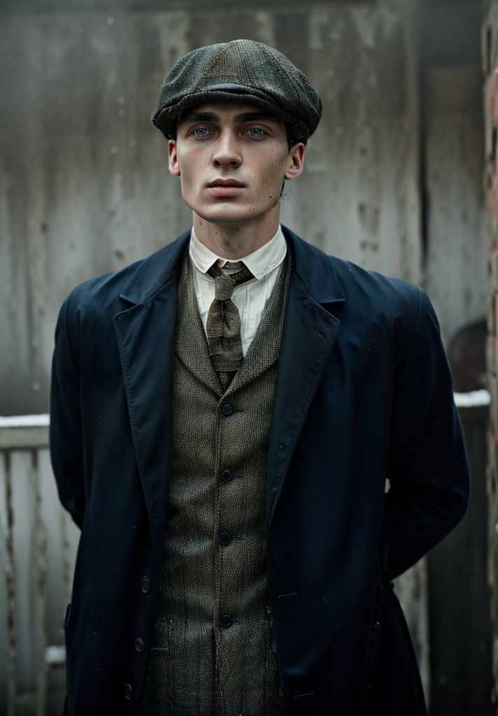 color photo of a Thomas Shelby from the peaky blindes on Tensor.Art