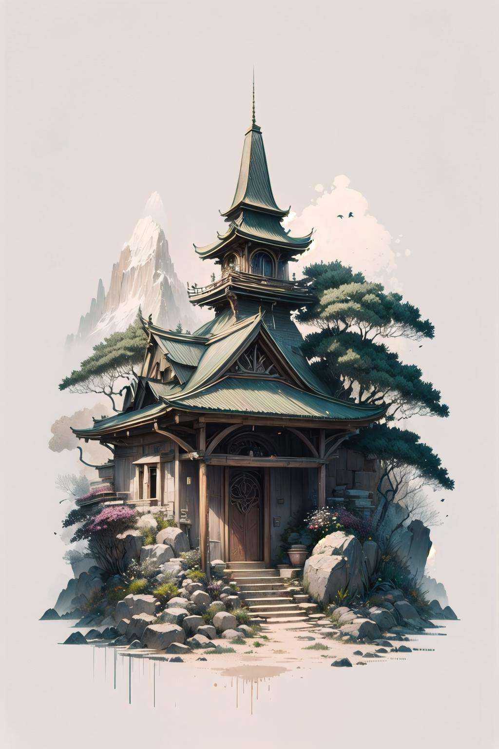 wrench_elven_arch,  outdoors,  Ultra-detail on Tensor.Art