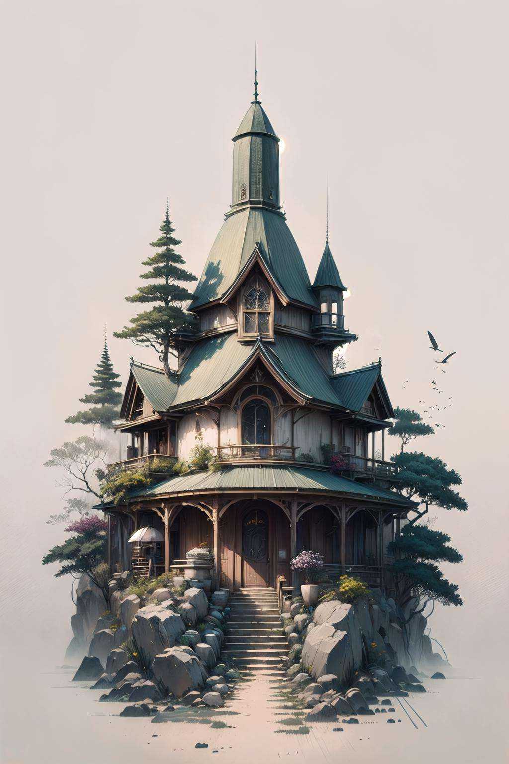 wrench_elven_arch,  outdoors,  Ultra-detail on Tensor.Art