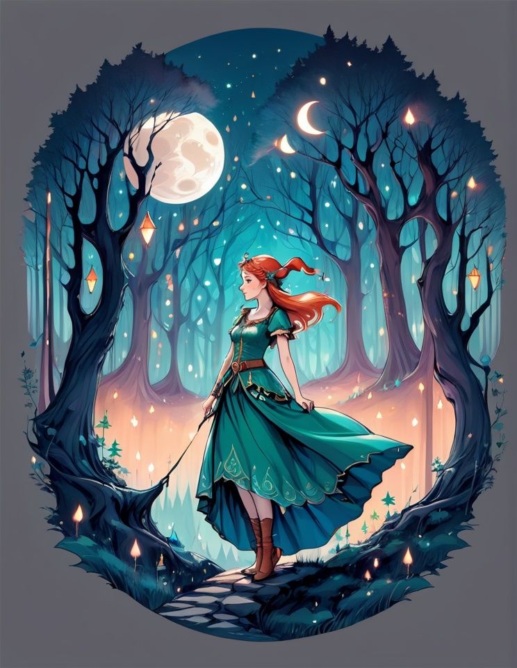 1girl,  elf,  princess dress on Tensor.Art