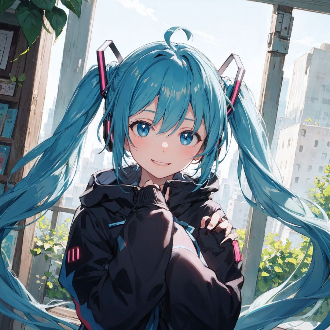 1girl,cute,happy,detailed face,hatsune_miku