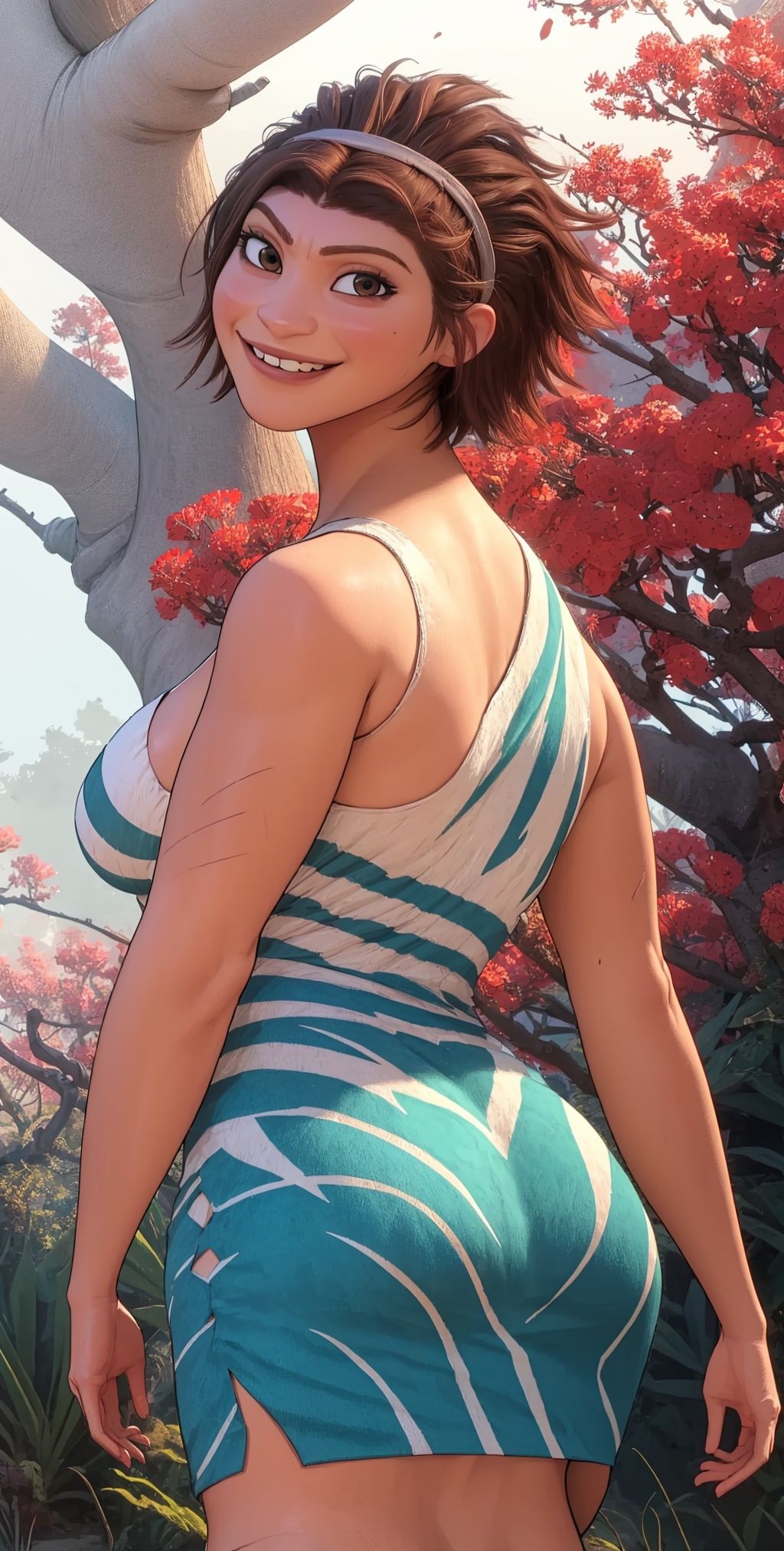 Ugga,  brown hair,  short hair on Tensor.Art
