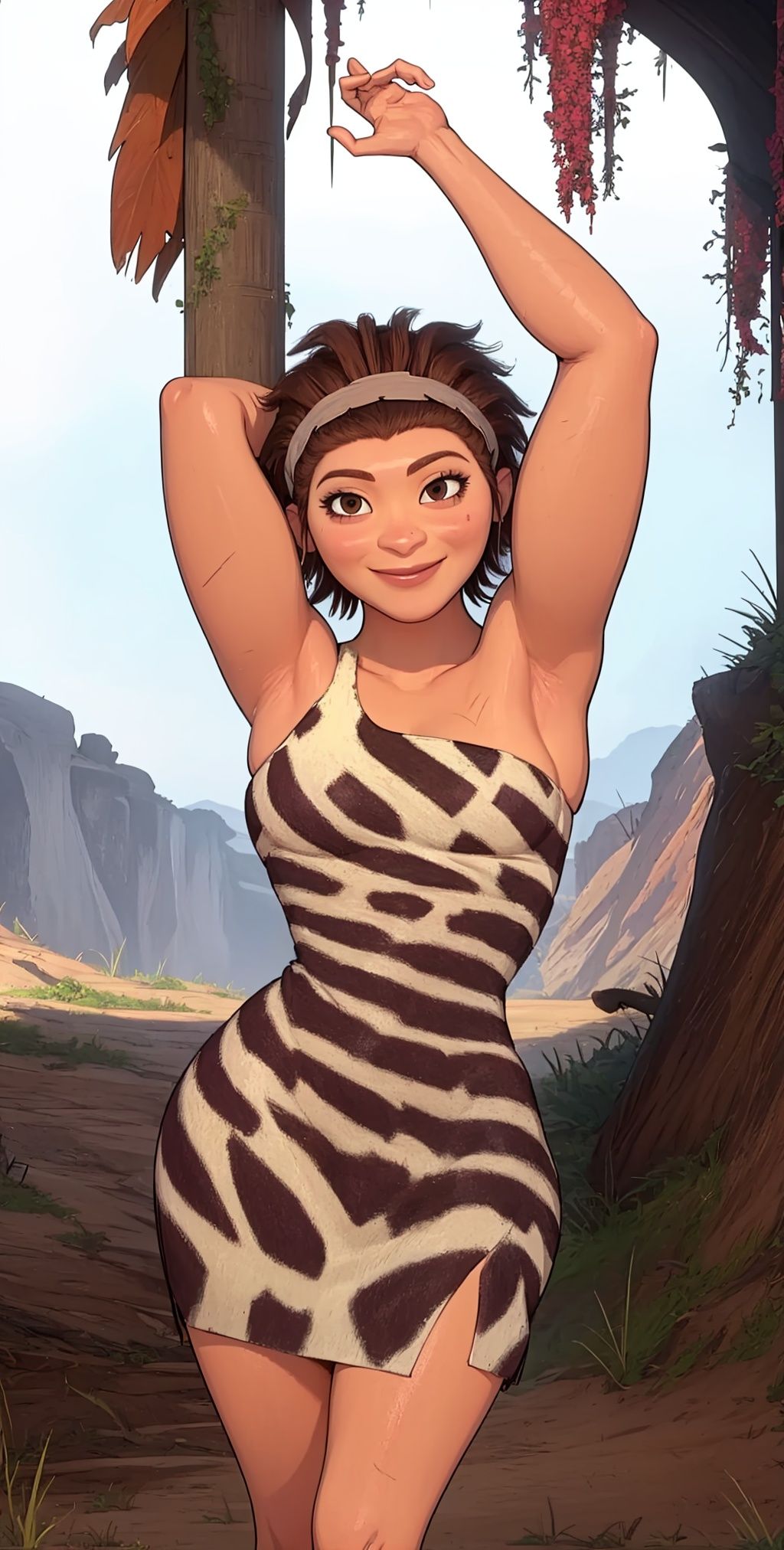 Ugga,  brown hair,  short hair on Tensor.Art