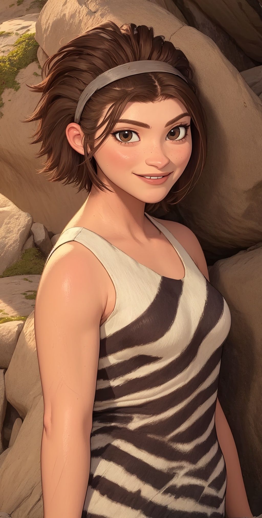 Ugga,  brown hair,  short hair on Tensor.Art
