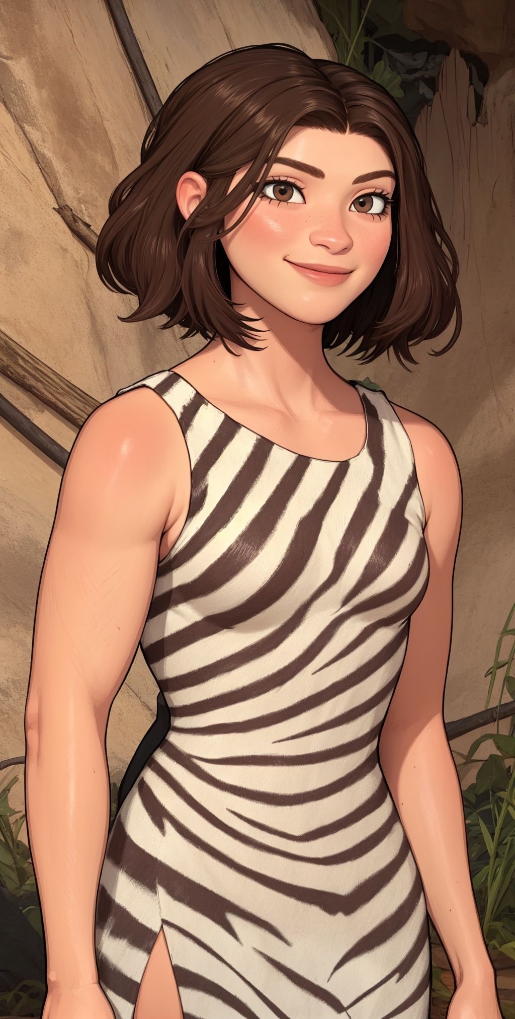 Ugga,  brown hair,  short hair on Tensor.Art