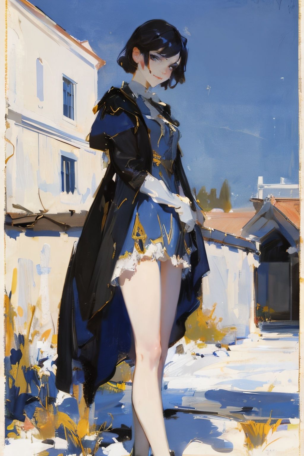 1girl,(John Singer Sargent:1.2),,JinxLol