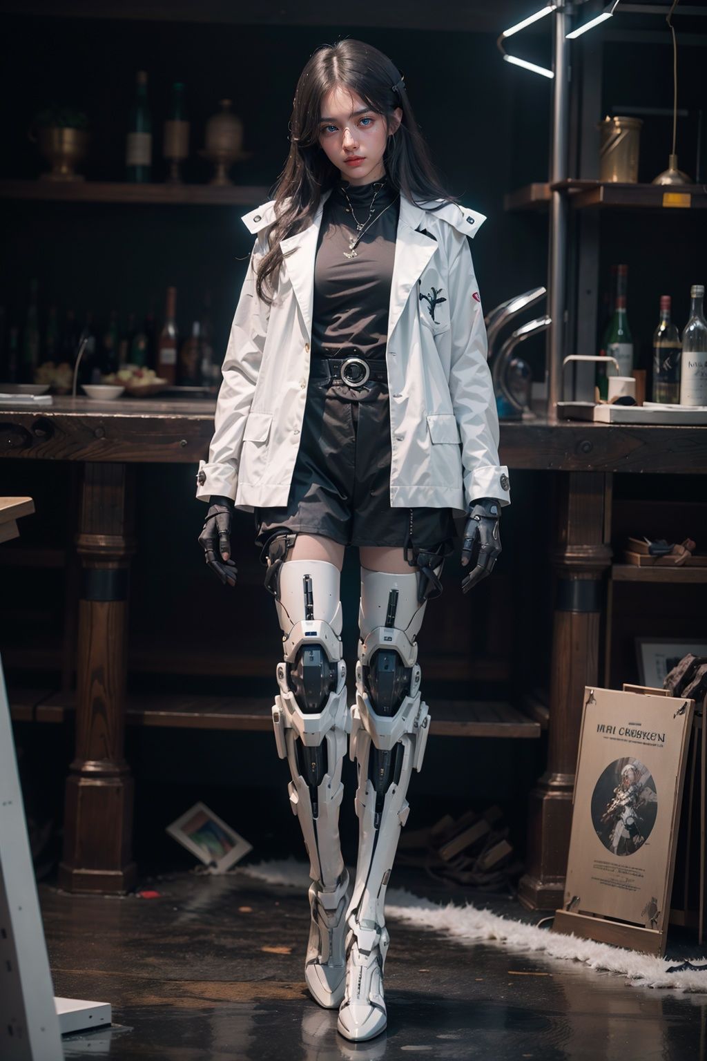 1girl,solo,full body,Gundam,blue_eyes,standing,no_humans,glowing,robot,mecha,clenched_hands,science_fiction,v-fin,mobile_suit,cinematic lighting,strong contrast,high level of detail,Best quality,masterpiece,White background,<lora:gundam_Transparent:0.3>,