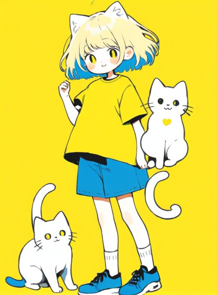 cute comic,  1girl,  shirt on Tensor.Art