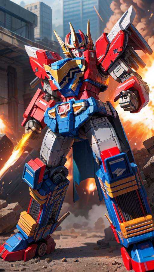 ((masterpiece)),  a (((mecha))) with sleek and menacing design,  glowing eyes on Tensor.Art