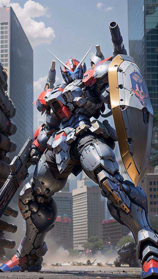 mecha robot,  no humans,  mecha armor on Tensor.Art