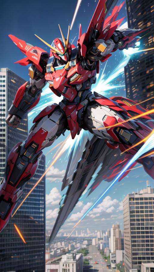 sky,  cloud,  holding_weapon on Tensor.Art