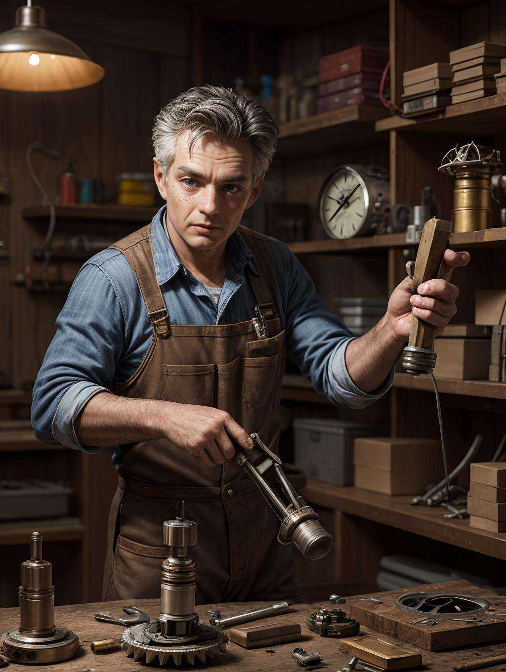 workers,  repair watches,  clocks on Tensor.Art