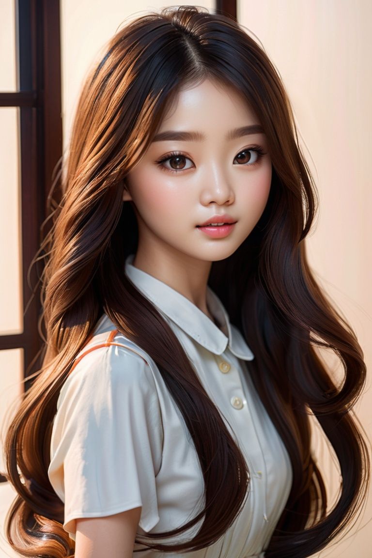 girl, portrait, long hair, beauty face, asia girl, masterpiece, best quality, realistic, detail skin,