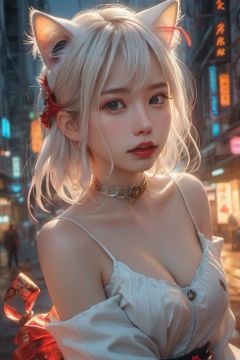 Solo, anime girl, full body, young adult body, medium chest, Hyperdetailed school background, School, 
Detailed medium white hair braid, hair braid, Cat ears, beautiful, Detailed eyes, blue eyes, Side view, torso shot from waist, Thick lineart, Anxious, Hyperdetailed natural light, detailed reflection light, 
volumetric lighting maximalist photo illustration 64k, resolution high res intricately detailed complex, 
key visual, precise lineart, vibrant, panoramic, cinematic, masterfully crafted, 64k resolution, beautiful, stunning, ultra detailed, expressive, hypermaximalist, colorful, rich deep color, vintage show promotional poster, glamour, anime art, fantasy art, brush strokes,, 16k, UHD, HDR,(Masterpiece:1.5), Absurdres, (best quality:1.5), Anime style photo, Manga style, Digital art, glow effects, Hand drawn, render,octane render, cinema 4d, blender, dark, atmospheric 4k ultra detailed, cinematic sensual, Sharp focus, hyperrealistic, big depth of field, Masterpiece, colors, 3d octane render, concept art, trending on artstation, hyperrealistic, Vivid colors,, modelshoot style, (extremely detailed CG unity 8k wallpaper), professional majestic oil painting by Ed Blinkey, Atey Ghailan, Studio Ghibli, by Jeremy Mann, Greg Manchess, Antonio Moro, trending on ArtStation, trending on CGSociety, Intricate, High Detail, Sharp focus, dramatic, photorealistic painting art,beautymix,teengirlmix,taiwanesebeauty,enakorin