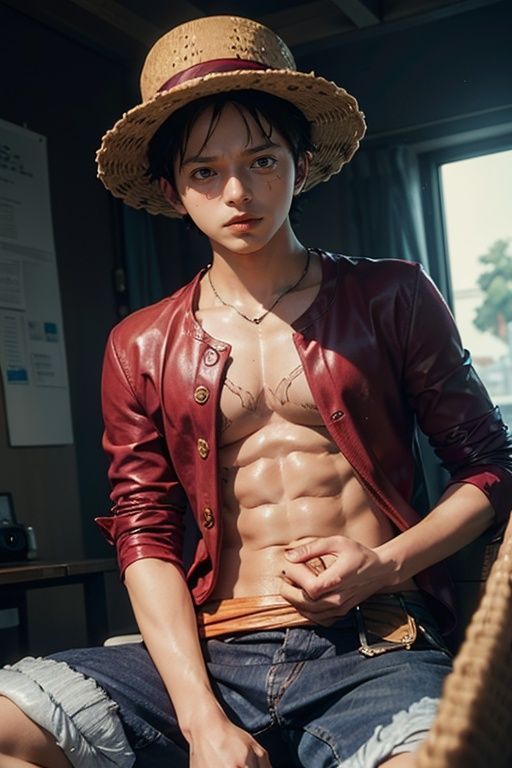 Luffy one piece (LoRa) by Hex4 on Tensor.Art