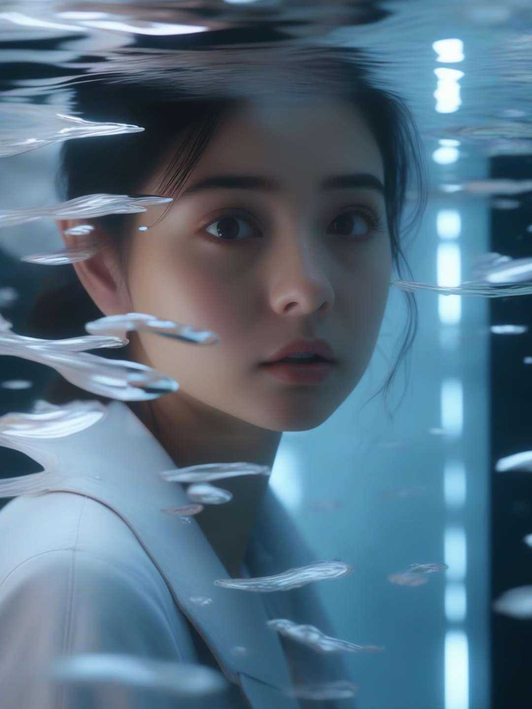 Realistic style,  Lily,  forever haunted by her mother's presence on Tensor.Art