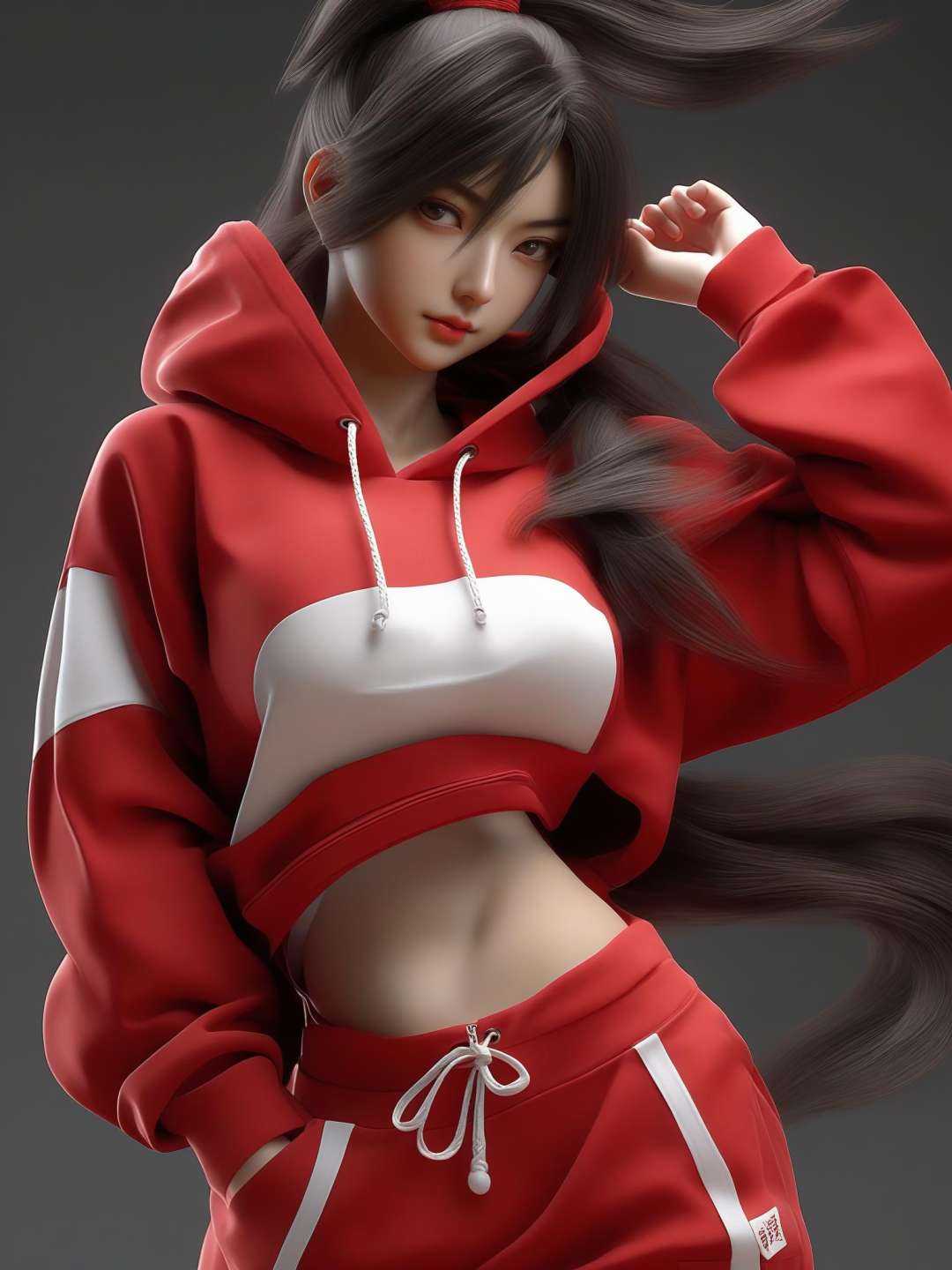 Mai Shiranui,  女孩,  旗袍 on Tensor.Art