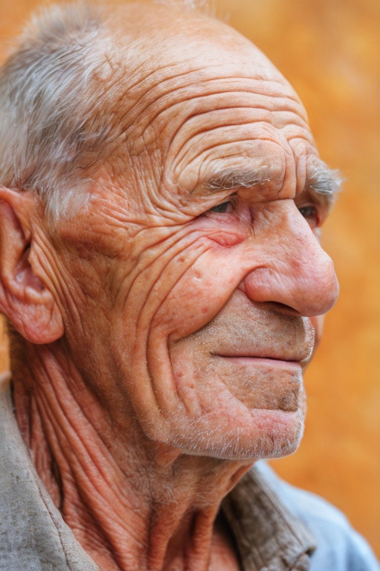 portrait old man, detail skin, realistic, wrinkled skin, masterpiece,best quality,