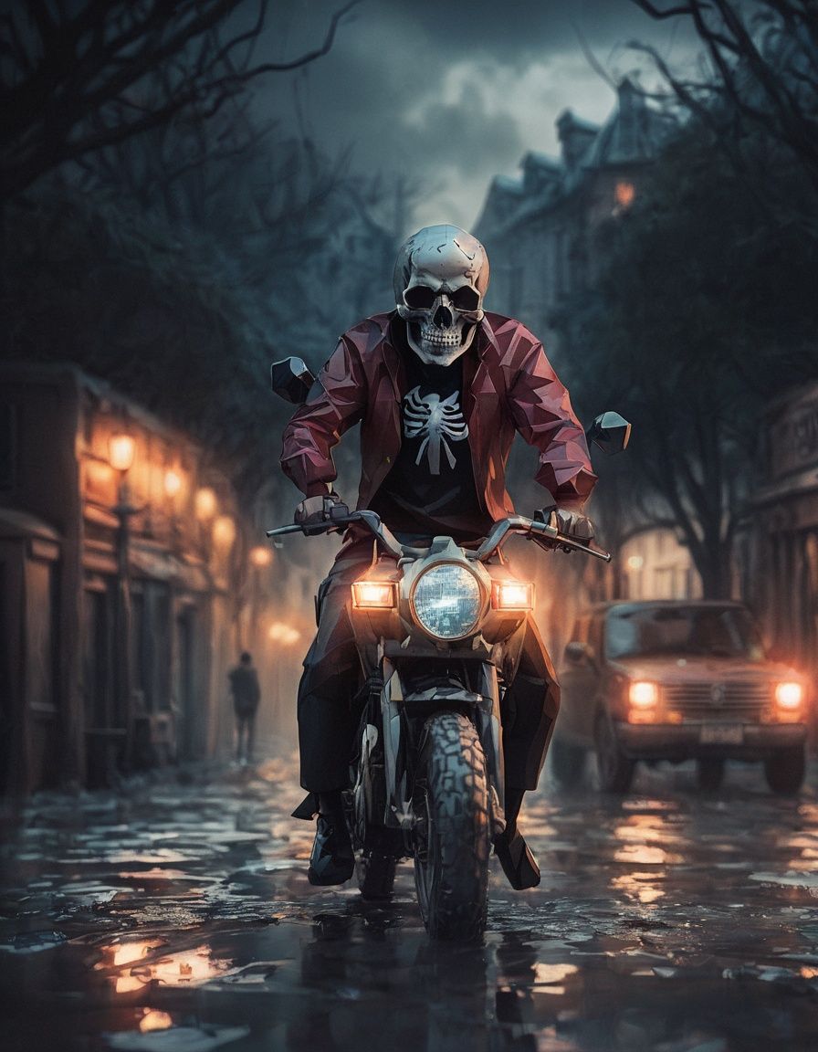 real photo,  dark art,  creepy hell dark night nature death landscape on Tensor.Art