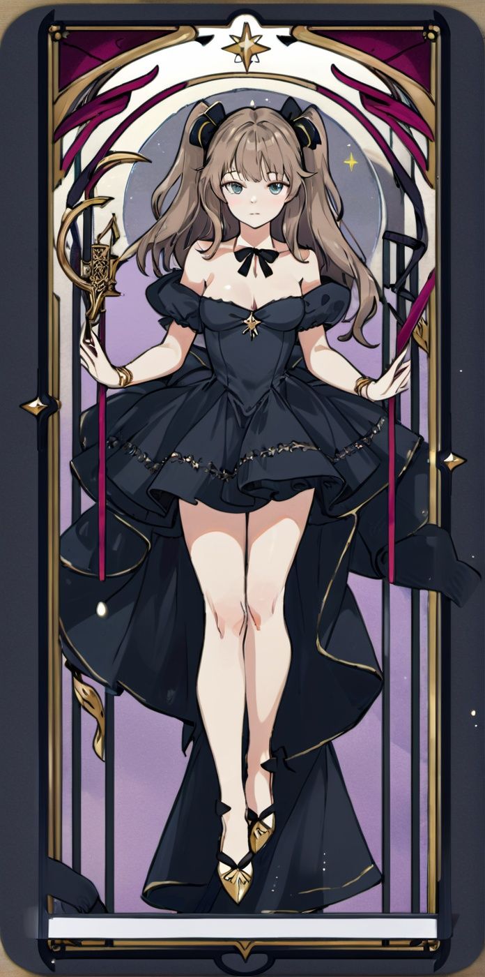 card,  tarot,  elegant theme by WE R on Tensor.Art