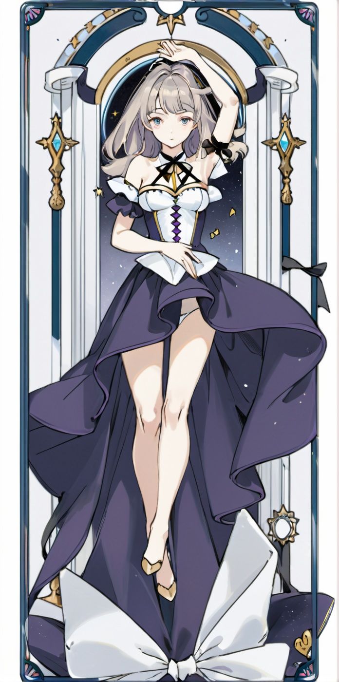 card,  tarot,  elegant theme by WE R on Tensor.Art