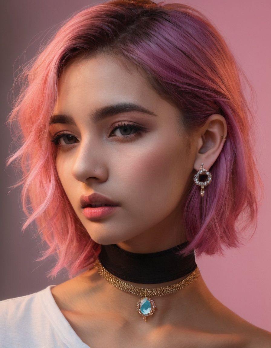 1girl,  solo,  jewelry on Tensor.Art