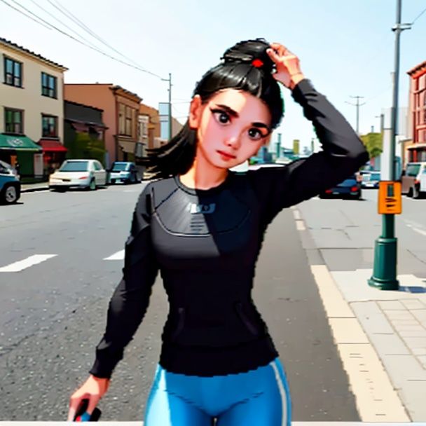 best quality,  masterpiece,  black hair on Tensor.Art