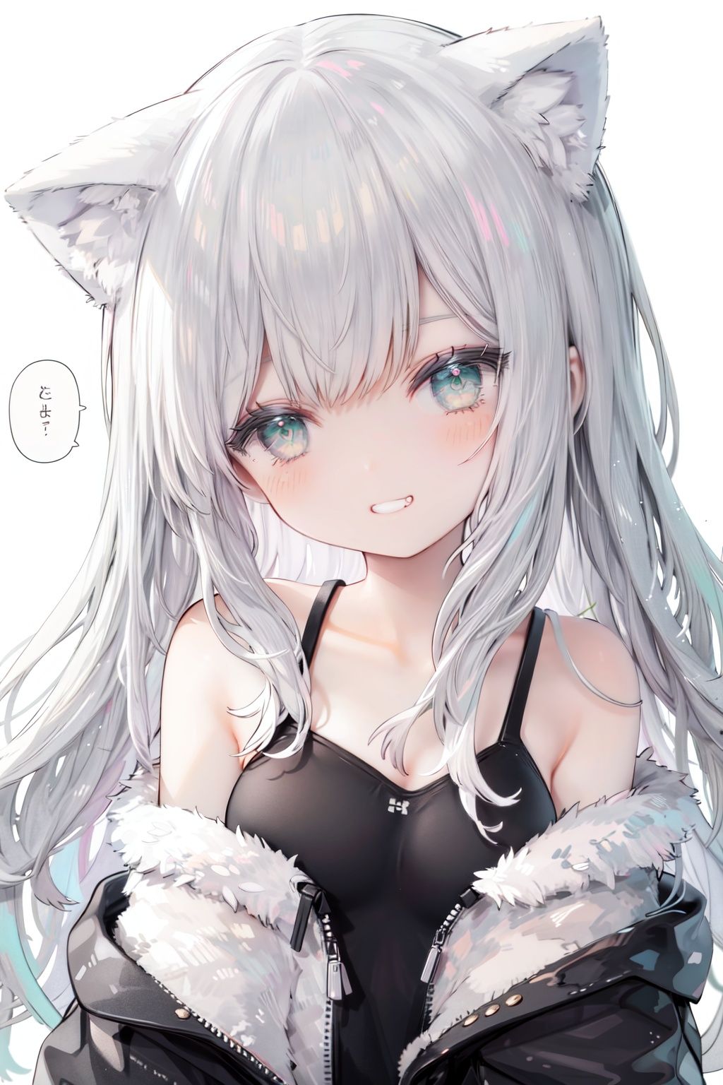 1girl,  solo,  green eyes on Tensor.Art