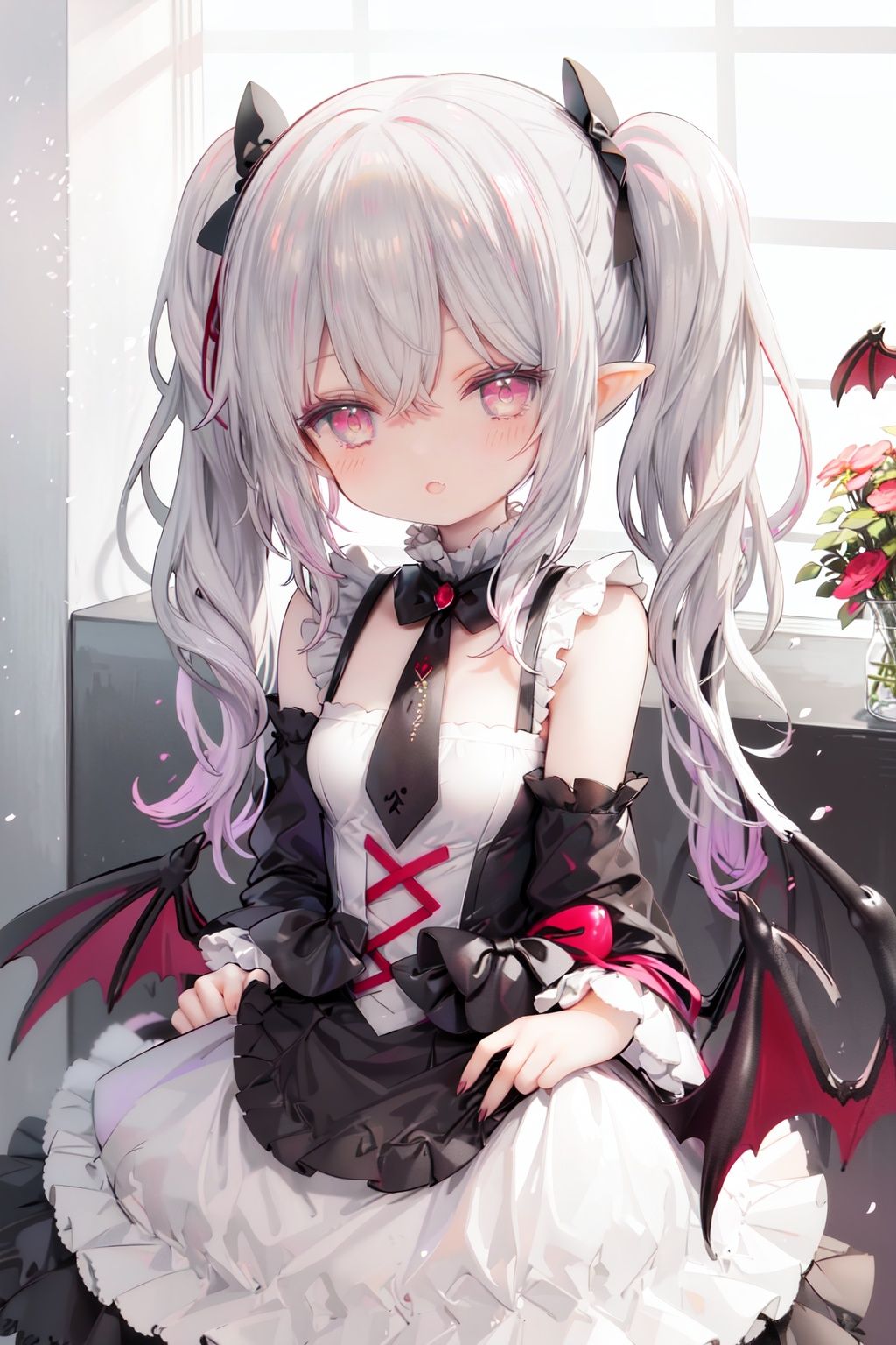 1girl,  ,  messy hair and on Tensor.Art