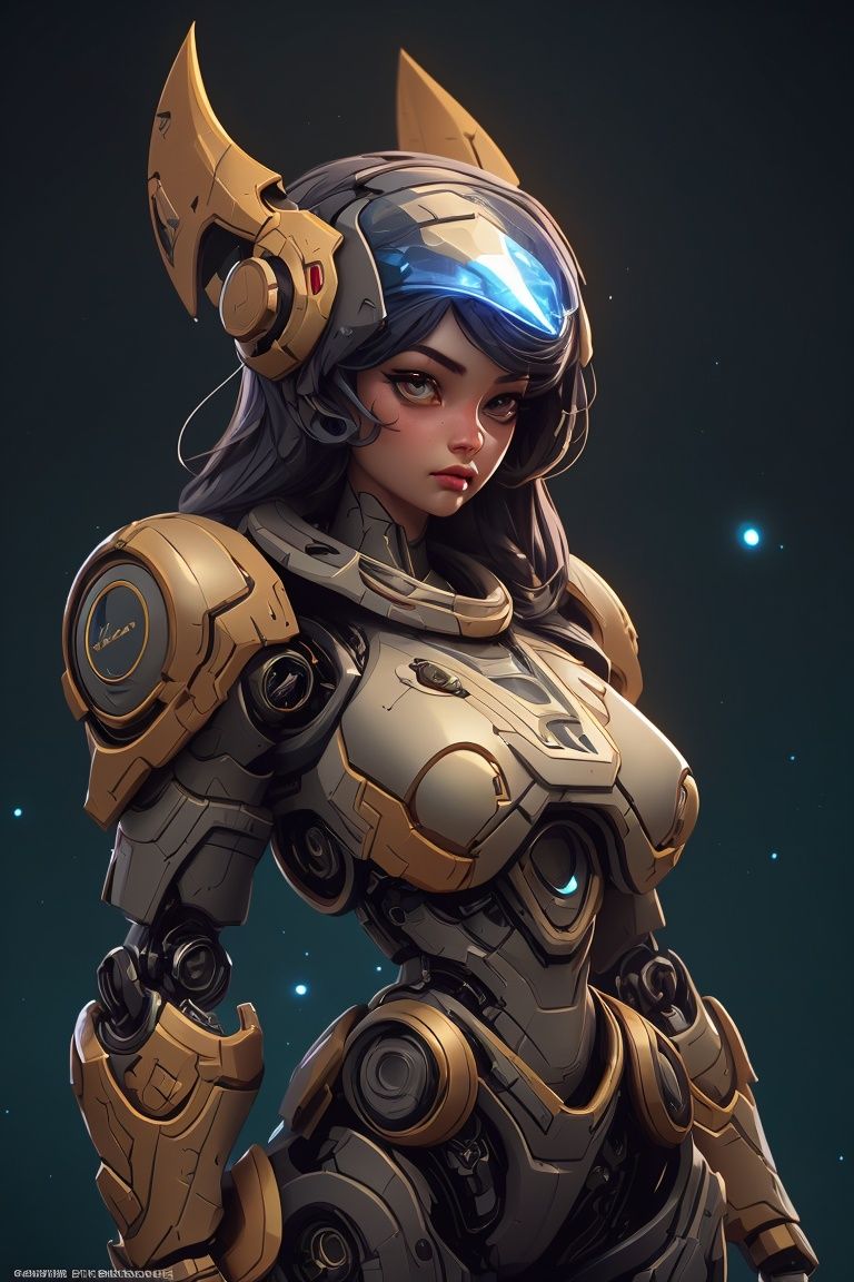 [(redshift style)],  ,  galaxy game robot shaman by artgerm by  🆁⚠🆄🅱🆈 on Tensor.Art