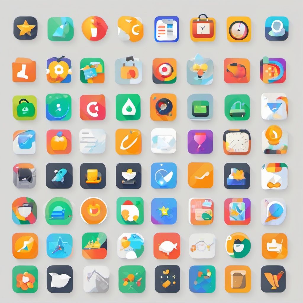 appicon style, "TA", flat icon , single icon 