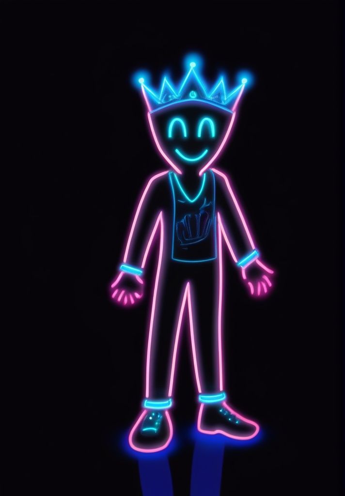 black background,  blue eyes,  crown on Tensor.Art