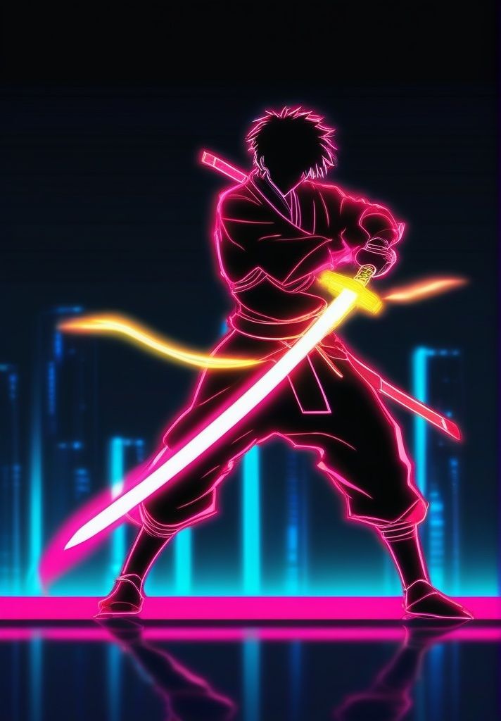 1boy,  black background,  fighting stance on Tensor.Art