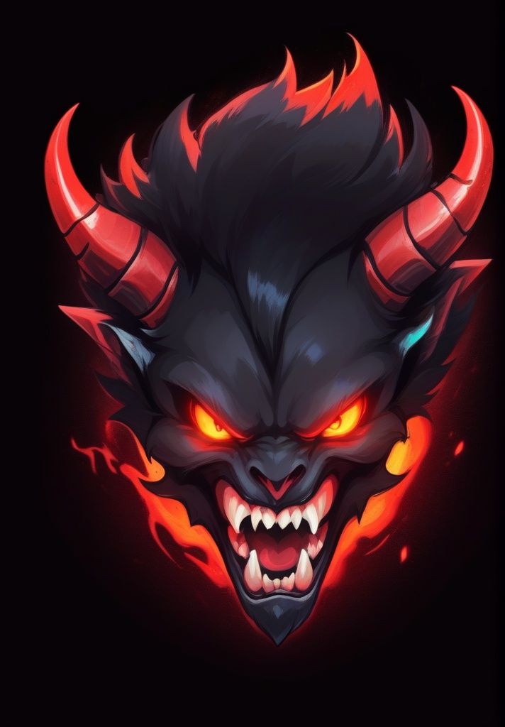 1boy,  black background,  fangs on Tensor.Art