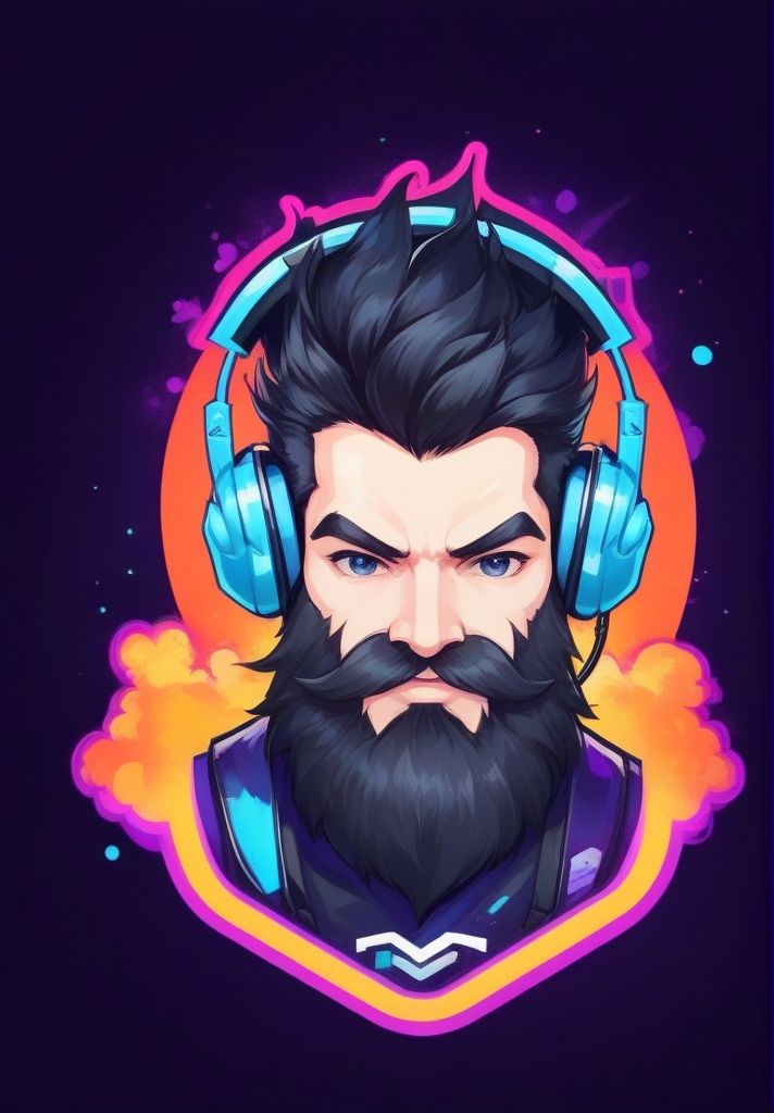 head,  beard,  black hair on Tensor.Art