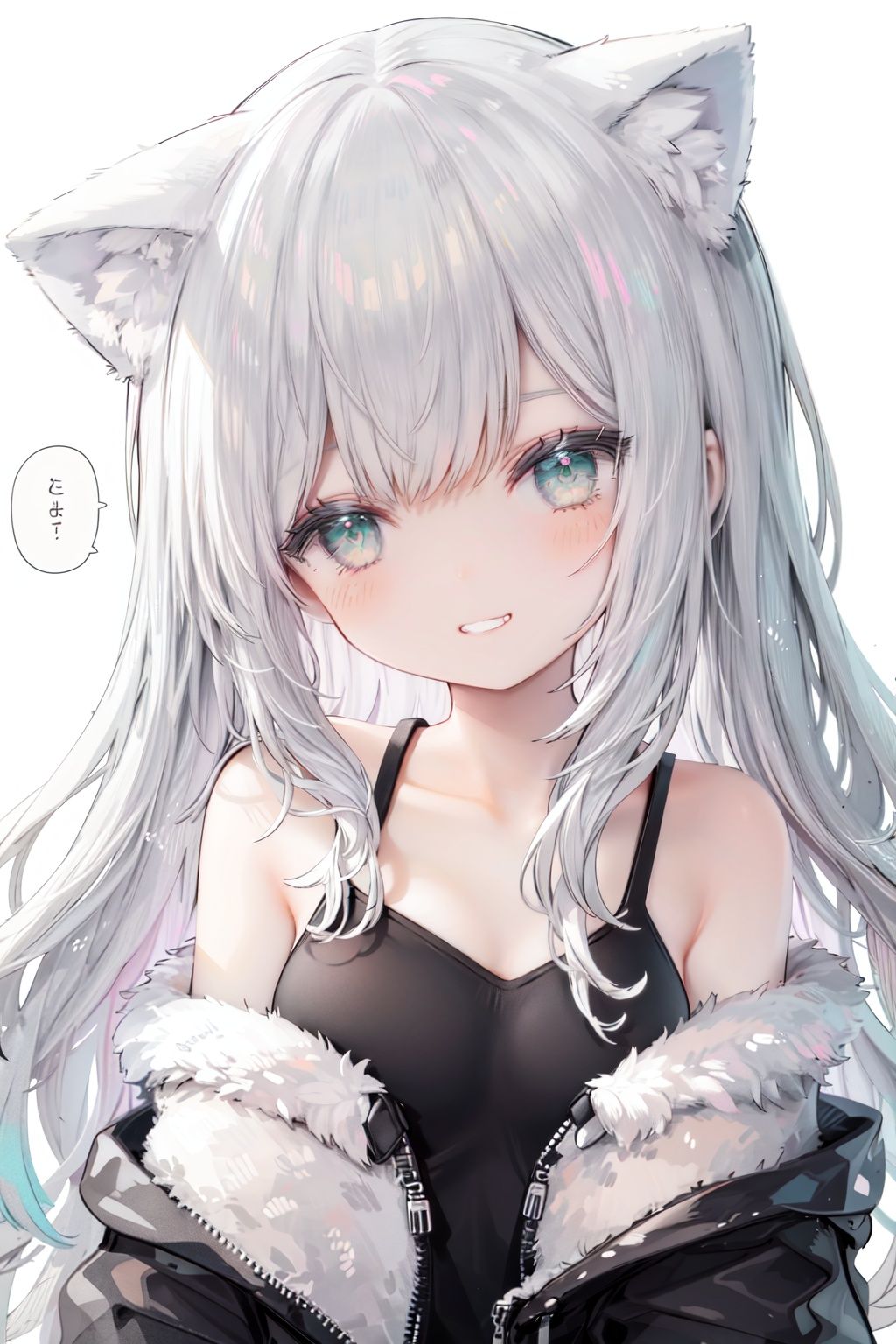 1girl,  solo,  green eyes on Tensor.Art