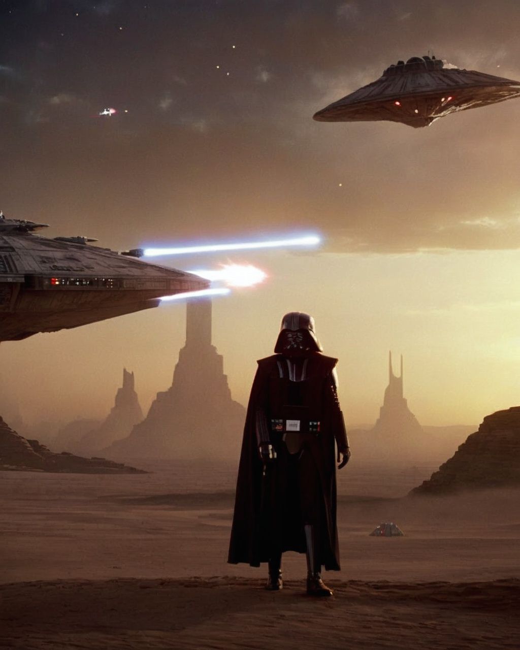 a scene from star wars the force awake on Tensor.Art