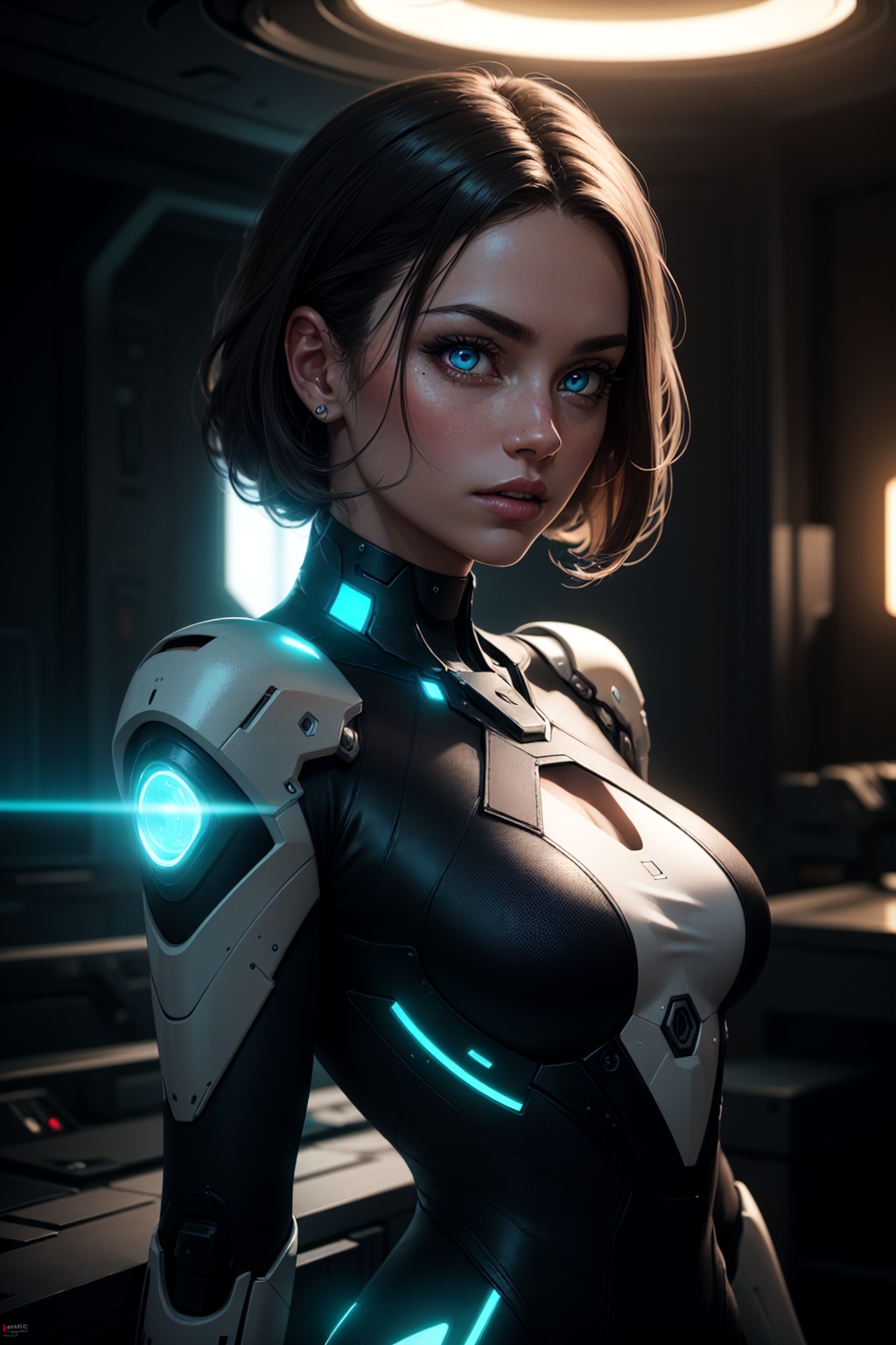 sci fi character art,  cool artwork,  futuristic style on Tensor.Art