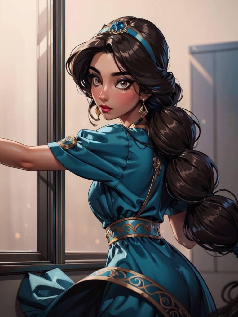 (light brown skin),  Solo,  Jasmine by Ichimaru on Tensor.Art