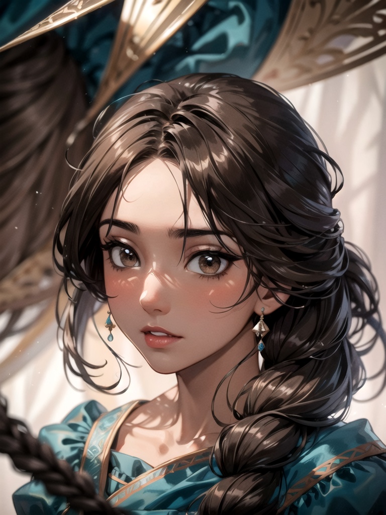 (light brown skin),  Solo,  Jasmine by Ichimaru on Tensor.Art