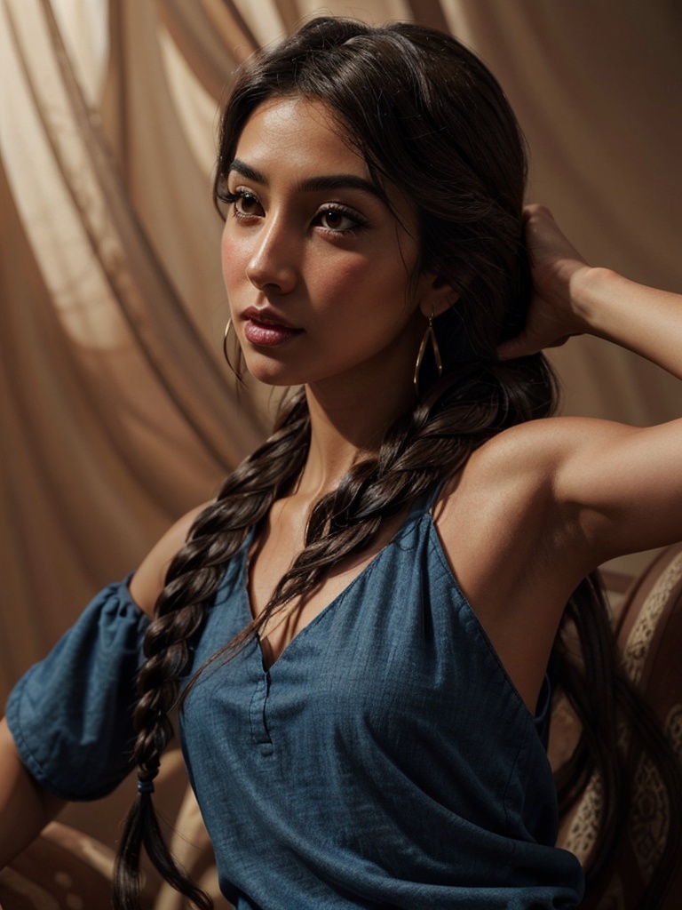 (light brown skin),  Solo,  Jasmine by Ichimaru on Tensor.Art