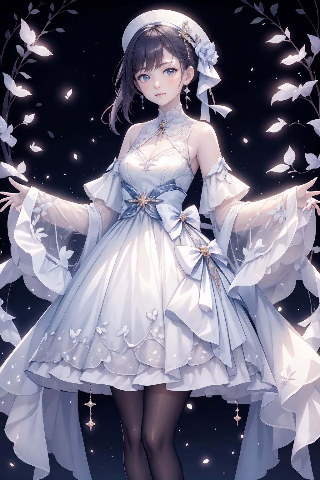 qzclothing_white,  solo,  white background by 轻舟 on Tensor.Art