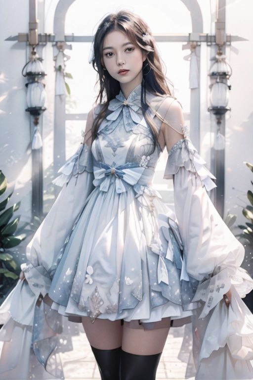 qzclothing_white,  solo,  white background by 轻舟 on Tensor.Art
